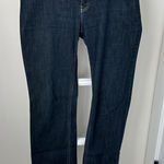 White House | Black Market  Dark Blue Boot Cut Jewel Accent Jeans Size 10 Photo 0