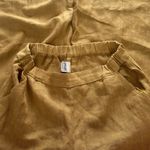 CP Shades Wendy Linen Pants Mustard Yellow Large Photo 3