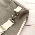 NWOT Canvas Artisan Floral Boho Convertible Crossbody Backpack Tote Bag Gray Photo 11