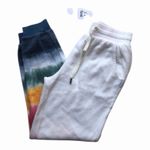 Feat Sunset Lover Cozy Joggers BlanketBlend Women’s XS Supremely Soft NWT White Photo 3