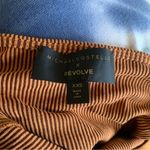 Michael Costello  x revolve myla tan stripe bodysuit/romper Photo 8