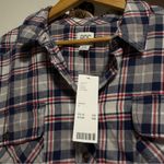 Urban Outfitters BDG  cropped raw hem flannel NWT Photo 2