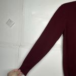 Lands' End Lands’ End Women’s Petite Medium Burgundy V-Neck Sweater Long Sleeve Photo 1