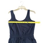 Abercrombie & Fitch Navy Blue Sleeveless Traveler Jumpsuit Small Photo 6