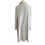 Soft Baby Blue Long Zippered Robe Size XL Blue Photo 3