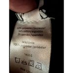 Venus Retro Black Lace Lightweight Hoodie Long Sleeve Women’s Size XS Photo 6