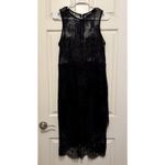 Charlotte Russe  Women’s/Teen Black Lace Semi-Sheer Dress Y2K Size 1X NWT Photo 1
