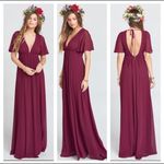 Show Me Your Mumu burgundy maxi dress Photo 1