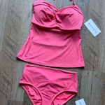Athleta NWT Coral Hampton Tankini Bikini Swimsuit Photo 0