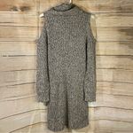 RDI  knit cold shoulder turtleneck chunky sweater dress Size Large Photo 10
