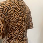 Leslie Fay Zebra Print Dress vintage  6P Photo 3