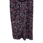 Theia Mixed Berry Sequin Shift Dress Open Cowl Back size 6 Cocktail Scoop Neck Blue Photo 7