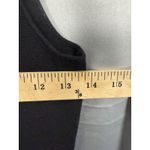 J.Crew Dress Womens Small Black Bodycon Tank Mini Scoop Neck Knit Basic Stretch Photo 2