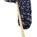 Torrid ‎ Sz 0 Plus Floral Crop Pants Blue Capri Boho Whimsy Sport Romantic Artsy Photo 4