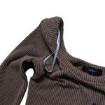 Lulus Brown Ribbed Scoopneck Crop Top New With Tags Size Small Photo 5