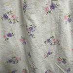 Vintage Vandemere Flannel Cotton Floral Nightgown Size Small Pink Purple Prairie White Photo 3