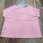 J.Jill Women's  Pink Luxe Supima V-Neck Easy Tee L Photo 11
