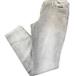 Michael Kors  size 8 jeans silver gray zipper pockets skinny Photo 0