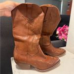 Cowboy Tan Cowboy Boots Size 7 Photo 2