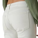 Lucky Brand  Boy Mid Rise Relaxed Straight White Jeans Distressed 8/29 Photo 1