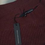 360 Cashmere NWT  Lena One Shoulder Cashmere Sweater in Burgundy Photo 4