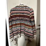 Styleholic Womens Aztec Southwestern Open Front Cardigan Sweater S/M Fringe Knit Size M Photo 7