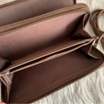 Fossil  2 In 1 Multipurpose Tan Leather Wallet Or Crossbody Purse Photo 2