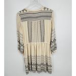 Anthropologie Floreat Perrie dress 14 peasant crochet lace V neck mini boho Black Photo 5