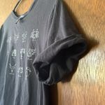 H&M astrology, 100% cotton soft jersey tee with sewn in cuffs on sleeves. Size S Photo 5