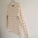 Atmosphere Y2K retro cream crocheted knit sweater 10 Photo 1