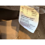 American Eagle Cargo Pants High Rise Straight Leg size 2 2R Womens Grunge Beige Photo 3