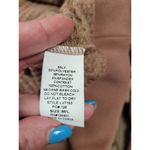 L Love Waffle Scoop Neck Distressed Beige Tan Shirt Medium Large Photo 1