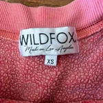 Wildfox Lip Service Lip Print Sweatshirt Size XS All Over Lip Graphic Print Photo 6