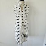 Akris Punto  White Black Square Dot Print Dress and Jacket set size 8 Photo 4