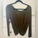 Tobi Long Sleeve Surplice V-Neck Blouse Photo 2
