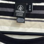 Volcom  Striped crop  Tank Top with Black and Pink Accents Photo 2