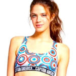 Marvel ‎ Captain America sports bra L Photo 0