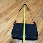 Reiss  NWT Black Leather Crandon Magnetic Close Chain Strap Crossbody Bag Photo 8