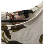 Moa Moa  Open back with bows white top with pink flowers Photo 1