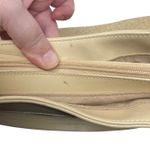 Etienne Aigner Woven Shoulder Bag Purse Tan With Goldtone Hardware Classic Photo 12