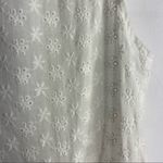 LABEL OF LOVE White Eyelet Short Sleeve Dress NWT Medium Photo 4