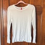 Spanx  Classic White Long Sleeve Tee Size Large Photo 0