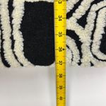 Farm Rio NWOT  Wool Blend Wild Hearts Tie-Belt Fleece Coat Size M Black White Photo 9