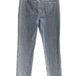 Chico's CHICO’S Fabulously Slimming Women’s Blue & White Striped Ankle Jeans Size 0 US S Photo 0
