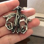 Vintage Oriental Water Carrier Brooch 1950s Photo 2