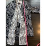 Dana Buchman  Sweater‎ Women’s Medium Open Cardigan B&W Lagenlook Mature Office Photo 8