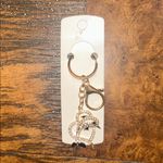 Gold Dolphin Rhinestone Bag Charm & Keychain | Trendy Y2K Accessory NEW Photo 1