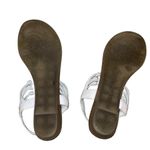 Candie's  Women’s Sandal Shoes White Flats Back Strap Open Toe - Size 10 Photo 2