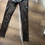 Jane and Bleecker Women’s Black Faux Leather Legging High Waistband Medium Photo 9