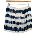 Joie  Silk Tie Dye Pleated Mini Skirt Photo 5